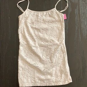 White Lace Tank